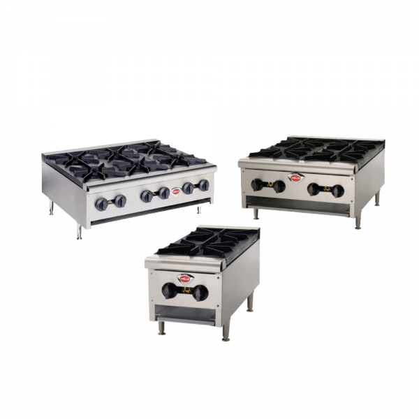 Parrilla Wells Hot Plate HDHP (2, 4 o 6 quemadores)