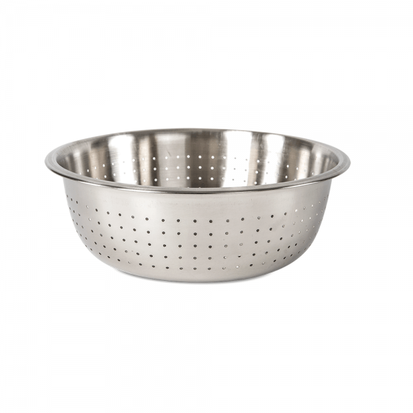 Colador perforado acero inox malla gruesa (3 opciones)