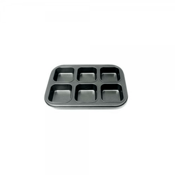 Molde para brownies 6 cavidades