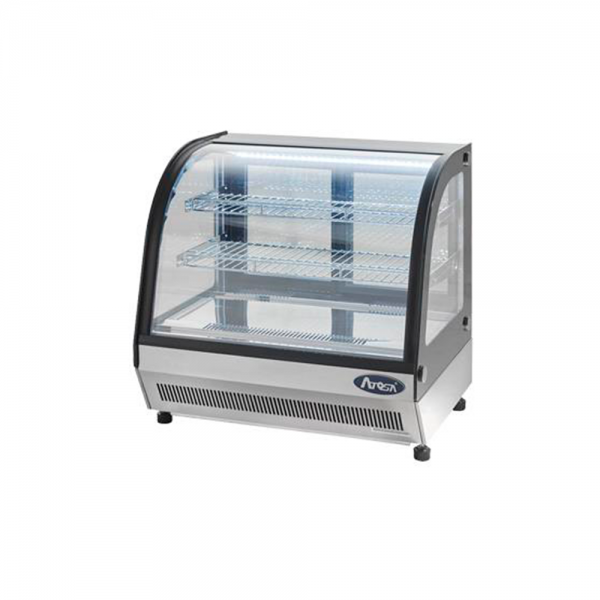 Vitrina refrigerada de mostrador curva 130 lt