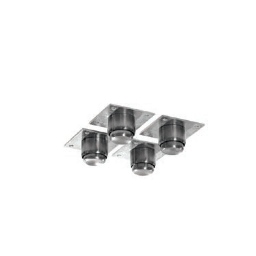 Kit de 4 Patas Tubulares Parrillas Heavy Duty Acero Inox Premium -  horeca.com.mx