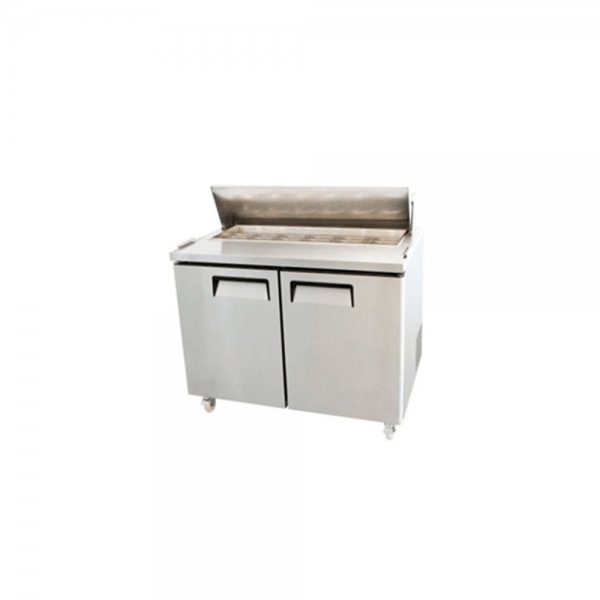 Mesa Sobrinox para Preparación de Sandwiches/Ensaladas Cap. 16 ft 2 Puertas