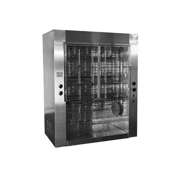 Rosticero Valmex tipo ranchero, acero inox. 40 pollos - 40RANACE