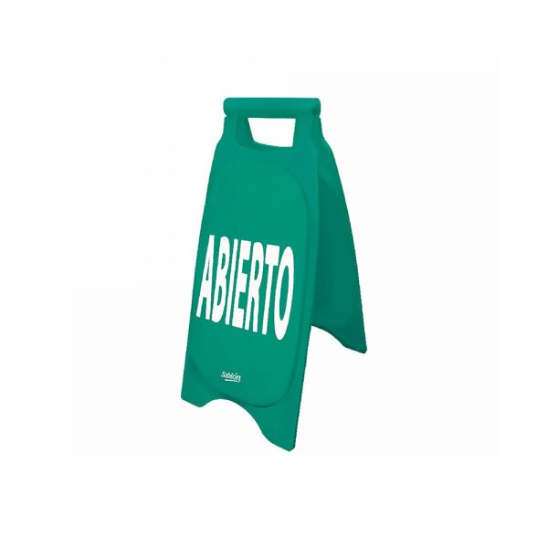 Caballete de señalización - ABIERTO