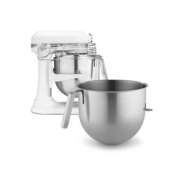 Tazon Acero Inoxidable 7.6L para batidora comercial - Kitchen Aid KSMC8QBOWL