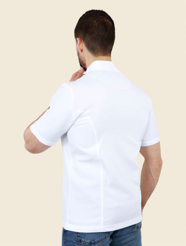 Camisola Clásica Blanca Caballero - Mondachef - Image 2