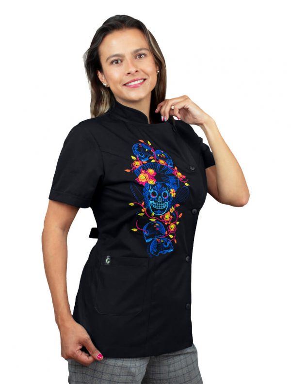 Camisola Tzompantli Alquimia Azul Dama - Mondachef