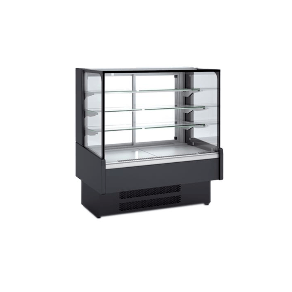 Vitrina Expositora Refrigerada Para Cafeterías Cristal Recto 3 Opciones Cooking Company 2940